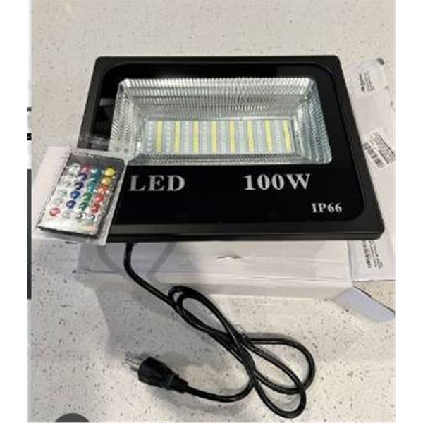 100W LED Flood Light with Remote Control
