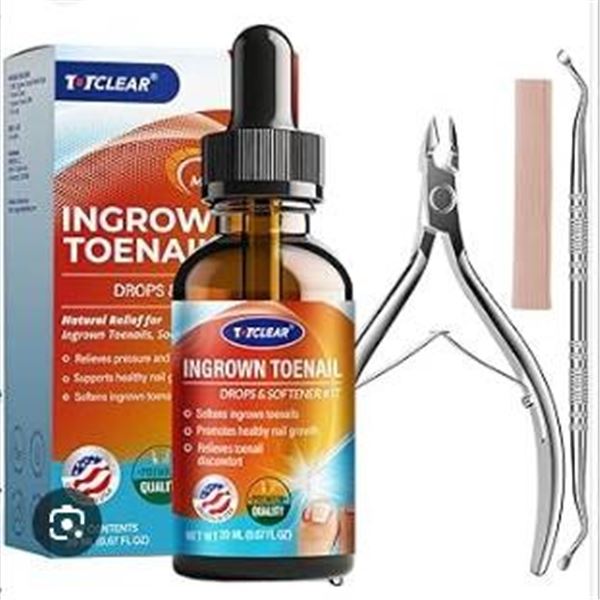 Maximum Strength Ingrown Toenail Relief Drops and Trimming Kit – 20 mL