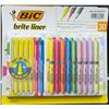 Image 1 : BIC Brite Liner Assorted Colors Highlighters Pack of 30
