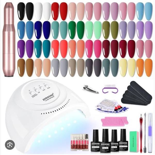 Jodsone Gel Nail Polish Kit With UV Light, 36 Bottles
