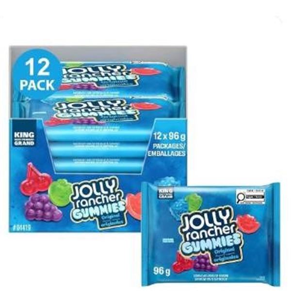 Jolly Rancher Gummies 12-Pack, Original Flavors, 96g Each