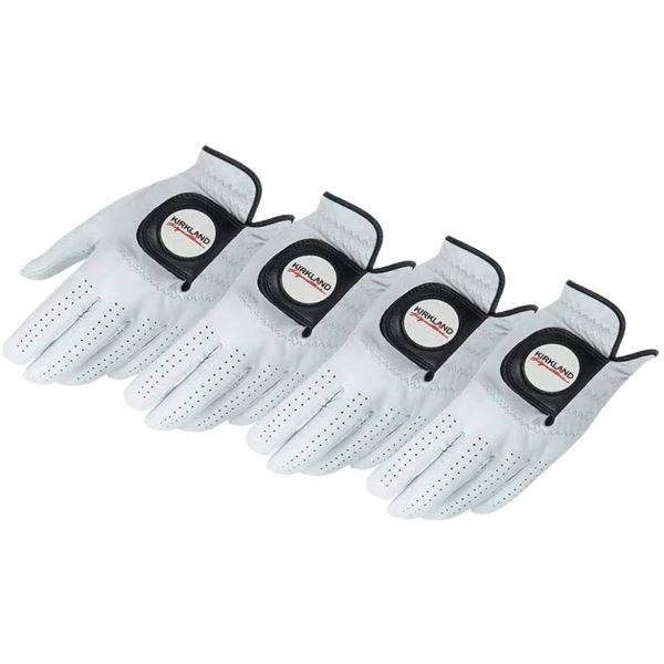 Kirkland Signature Small Golf Gloves 4-Pack with Cabretta Leather