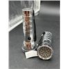 Image 2 : Lot of Two Handheld LED Flashlights with Metallic Finish