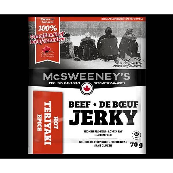 McSweeney’s Hot Teriyaki Beef Jerky 80g – Lot of 3 Packs