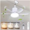 Image 1 : ANAREX LED Light Fan with 6 Blades and Adjustable Features