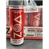 Image 3 : ZOA Energy Drink Strawberry Watermelon Zero Sugar 12 x 355ml Cans