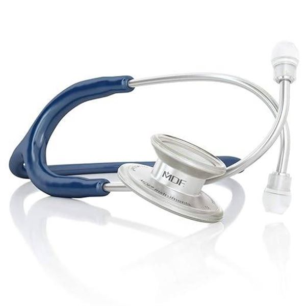 MDF MD One Stainless Steel Dual Head Stethoscope in Rose Gold and White