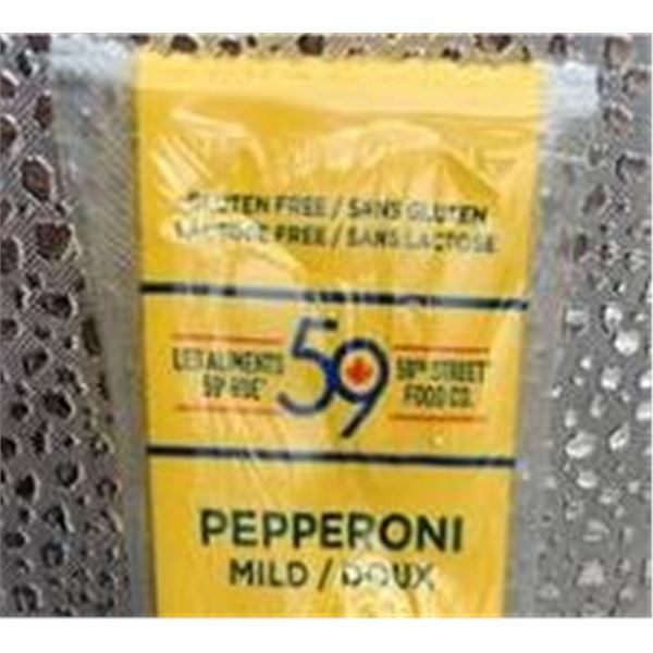 Lot of 13 59th Street Pepperoni Sticks, Mild, 50g Each