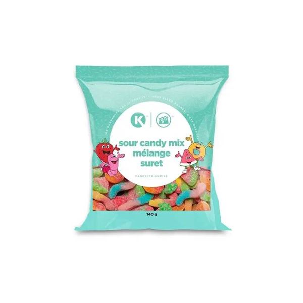Sour Candy Mix, 12 Bags, 140 g Each