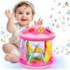 Image 1 : Rotating Party Music Lights Baby Toy with Animal Features for Ages 6 Months and Up
