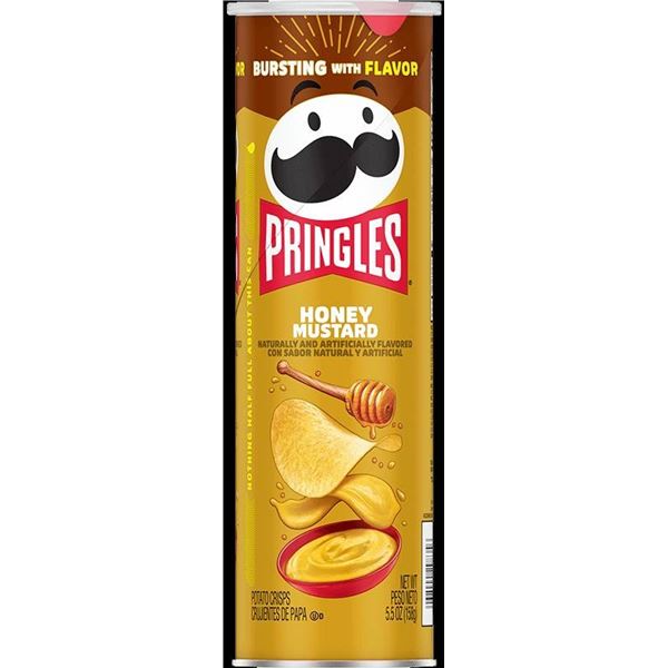 Pringles Honey Mustard Flavor, 6 x 156 g Containers