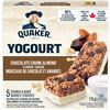 Image 1 : Quaker Yogourt Granola Bars 6 Packs, Chocolate Chunk Almond, 175g Each