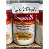 Image 3 : 6 Campbell’s Chicken with Rice Soup Cans, 284ml Each