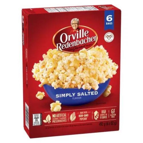 Orville Redenbacher Simply Salted Microwavable Popcorn 6-Bag Packs