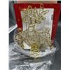 Image 3 : Sixval Christmas Tree Topper Star and Reindeer Decoration