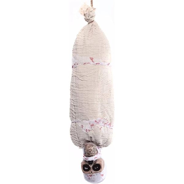 HolyFun 30-Inch Halloween Animated Mummy Skeleton