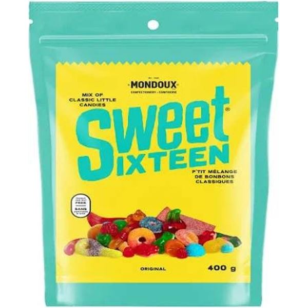 Mondoux Sweet Sixteen 400g Mix Of Classic Gummies – Lot of 3