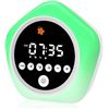 Image 1 : Kids Alarm Clock, Toddler Sleep Training Clock with Red Green Light, Ok to Wake Clock for Kids with 