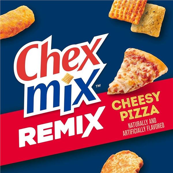 Chex Mix Remix Cheesy Pizza 198g Bags – Case of 12
