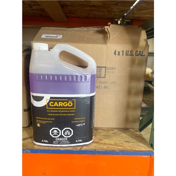 Cargo All-Season Windshield Washer Fluid -45°C,4 x 3.78 L