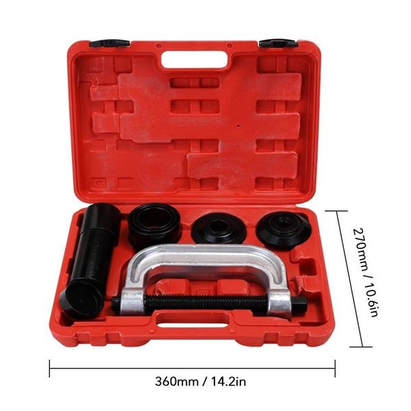 C-Frame Ball Joint Press Set with Assorted Adapters
