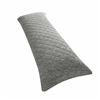 Image 1 : Gray Quilted Body Pillow