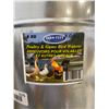 Image 3 : AM-Tuff 8 Gallon Poultry & Game Bird Waterer, Galvanized Metal Construction