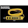 Image 1 : Yellow Jacket 15 ft 6-Outlet Power Strip with Overload Protection