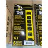 Image 2 : Yellow Jacket 15 ft 6-Outlet Power Strip with Overload Protection
