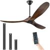 Image 1 : Ceiling Fan No Lights 70″ Large Ceiling Fan, Outdoor Ceiling Fan for Patio, Wooden Ceiling 