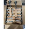 Image 2 : Richard Wooden Handled Stainless Steel Hoe Tools Lot of 12