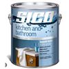 Image 1 : Sico Kitchen And Bathroom Acrylic Interior Latex Paint 3.5 L