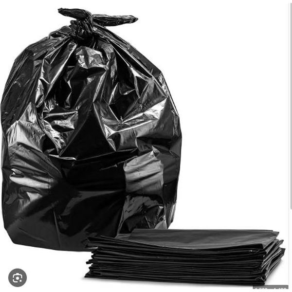 Maximum Contractor Bags 33 Gallon Capacity 3 Mil Thickness, 10 Count
