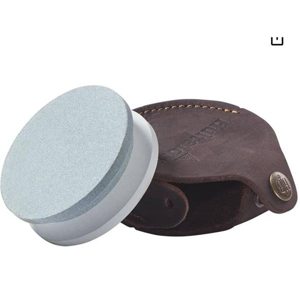 Hultafors Grinding Stone with Leather Holder and Guide