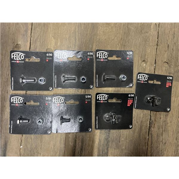 Lot of 7 Felco Nuts And Bolts / Replacement Parts For Various Pruners