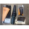 Image 1 : Lot of Misc. – Felco 912 Sheath, Hultafors Knife with Sheath, Fenix Battery Holder and Hatc