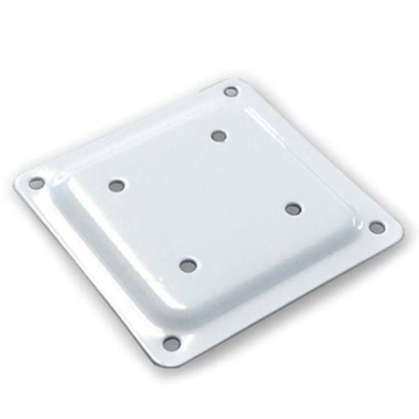 Pylex Fixplak 44 Anchor Plate – White – 4″ x 4″ 100 Pieces