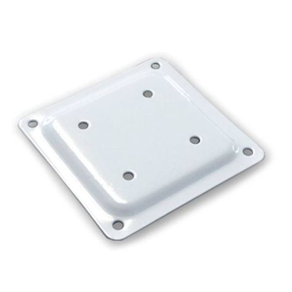Pylex Fixplak 44 Anchor Plate – White – 4″ x 4″ 100 Pieces