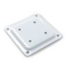 Image 1 : Pylex Fixplak 44 Anchor Plate – White – 4″ x 4″ 100 Pieces