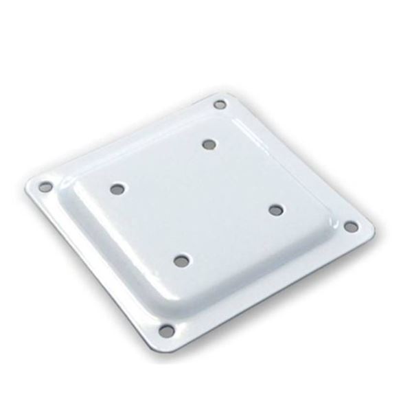 Pylex Fixplak 44 Anchor Plate – White – 4″ x 4″ 100 Pieces