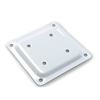 Image 1 : Pylex Fixplak 44 Anchor Plate – White – 4″ x 4″ 100 Pieces
