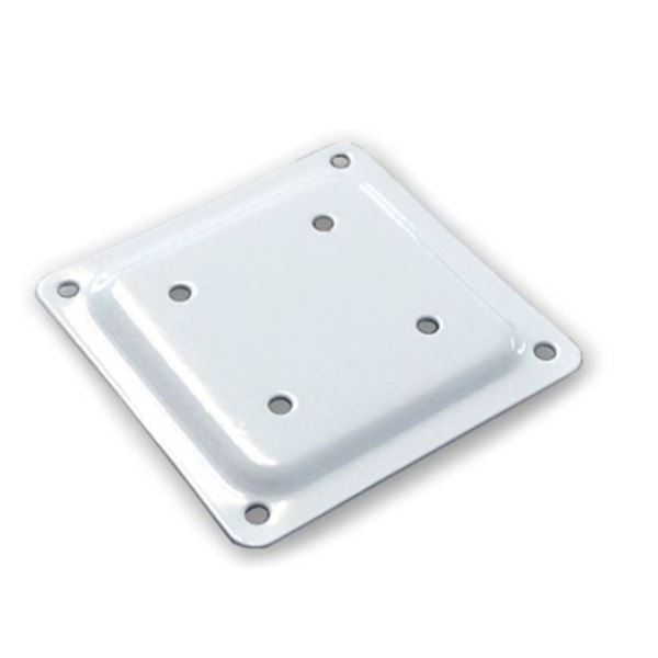 Pylex Fixplak 44 Anchor Plate – White – 4″ x 4″ 100 Pieces