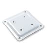 Image 1 : Pylex Fixplak 44 Anchor Plate – White – 4″ x 4″ 100 Pieces