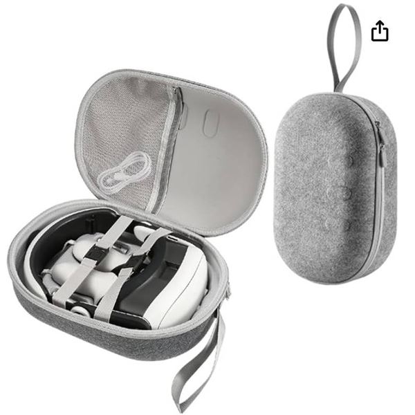 Hard Portable Carrying Case for Meta Quest 3, Shockproof Portable Bag, Handle Bag for Qculus Quest 3