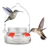 Image 1 : Lot of 9 Hummingbird Feeders with Metal Handles and Glass Jars