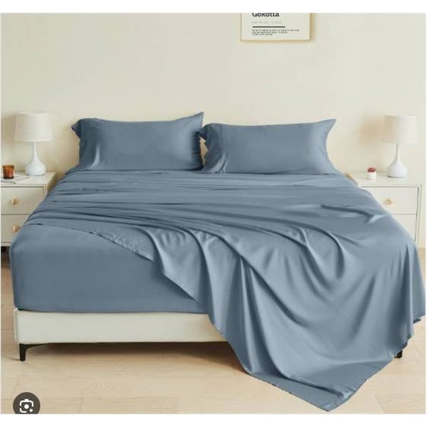 Comfy Bamboo World 8800 Gold Series Queen Sheet Set, 4 Pieces