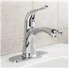 Image 1 : Project Source Qino Bathroom Faucet with Deck Plate and Drain – Chrome
