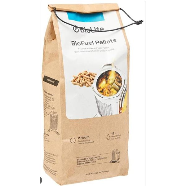 BioLite BioFuel Pellets, Premium All-Natural Wood Pellets, 1000 g