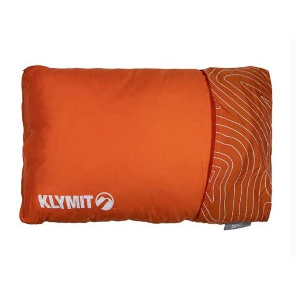 Klymit Drift Camping Pillow, Large, Sleep Outside Orange