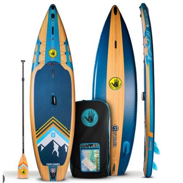 Body Glove Inflatable Stand-Up Paddleboard with Pump & Backpack for travel